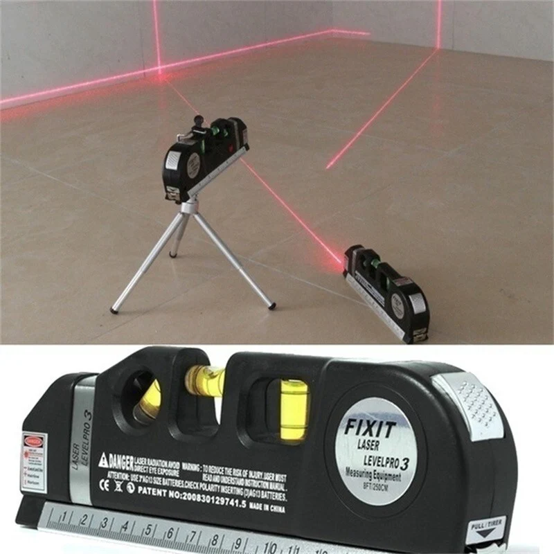 Imported 5 in 1 Multi Purpose Laser Level Pro 3 Leveler Scale - Image 5